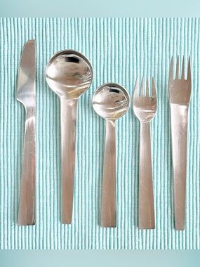 Block China 70’s Stainless Steel Flatware Set - 5 pieces